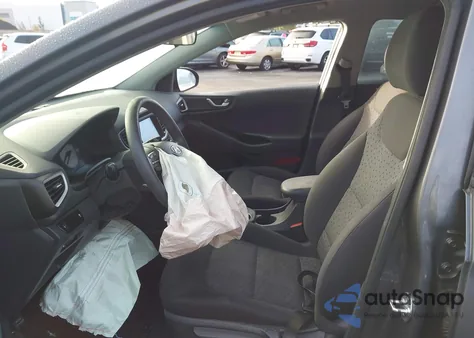 2019 Hyundai Ioniq Hybrid Blue from USA, damaged, VIN KMHC65LC2KU163920